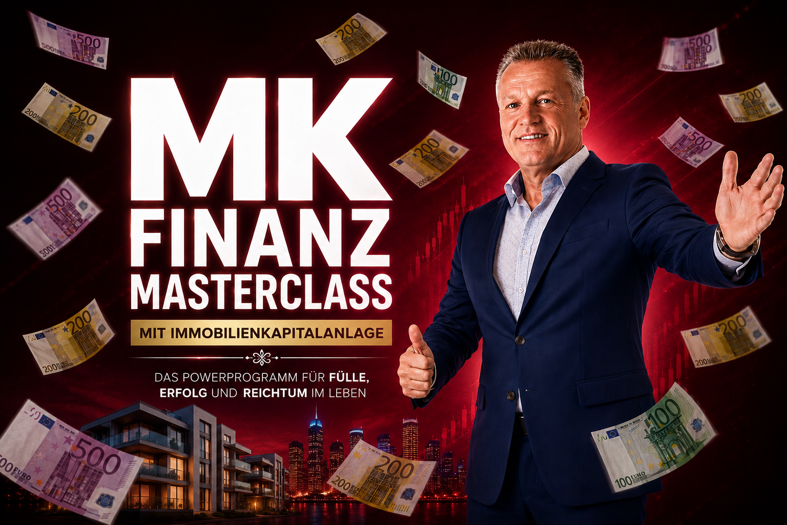 MK Finanz Masterclass mit Immobilienkapitalanlage – Powerprogramm für Fülle, Erfolg und Reichtum